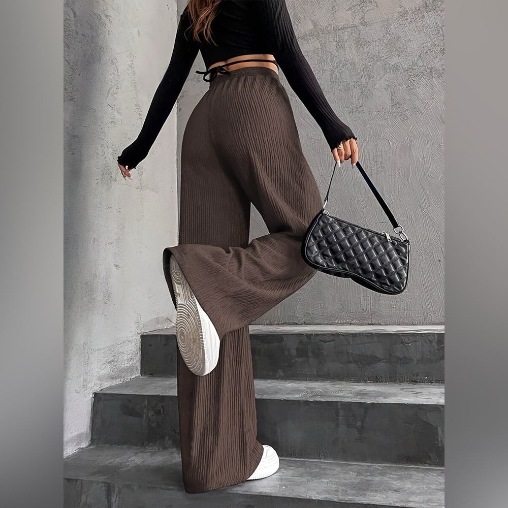 Drawstring Wide Leg Pants - Picture 8 of 16